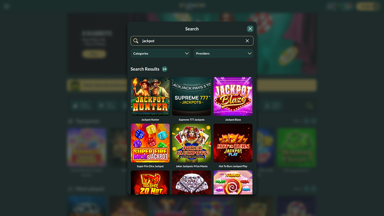 Lemon Casino — Jackpot games