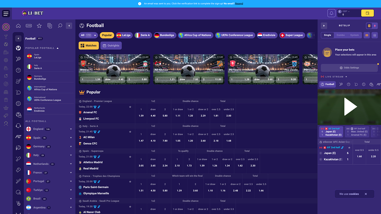 Li Bet Casino — Sportsbook