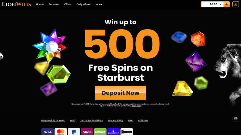 Lion Wins Casino — Homepage