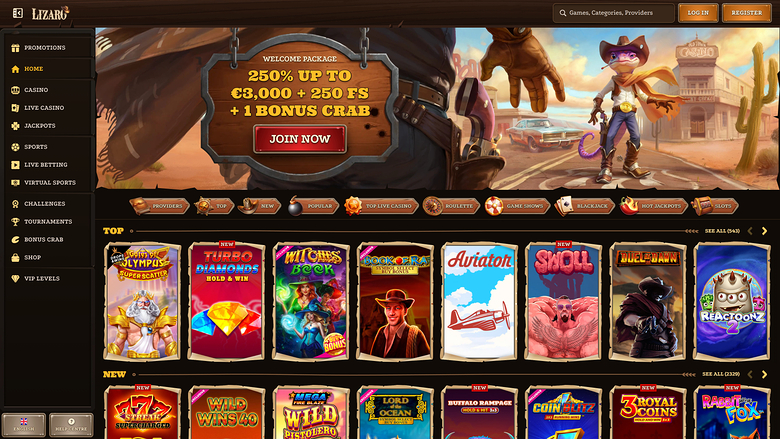 Lizaro Casino — Hp
