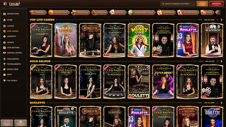 Lizaro Casino — Livedealer
