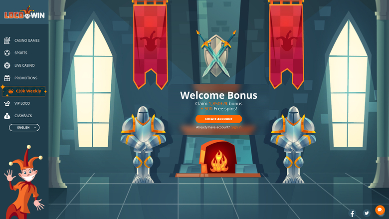 Locowin Casino — Homepage