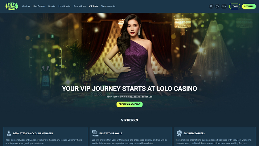 Lolo Casino — VIP section