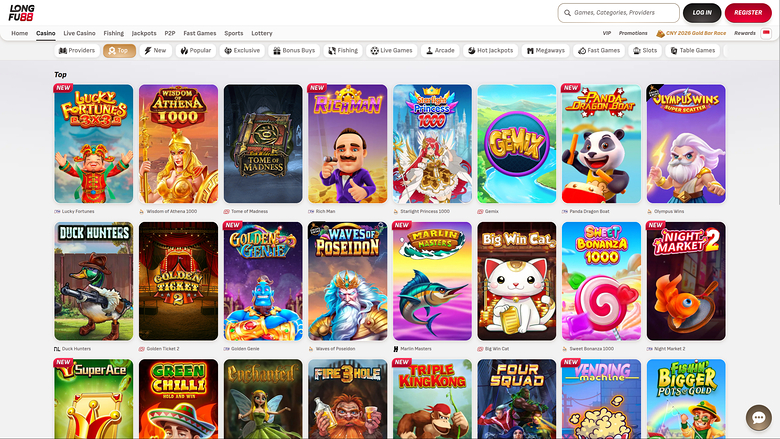 LongFu88 Casino — Games lobby