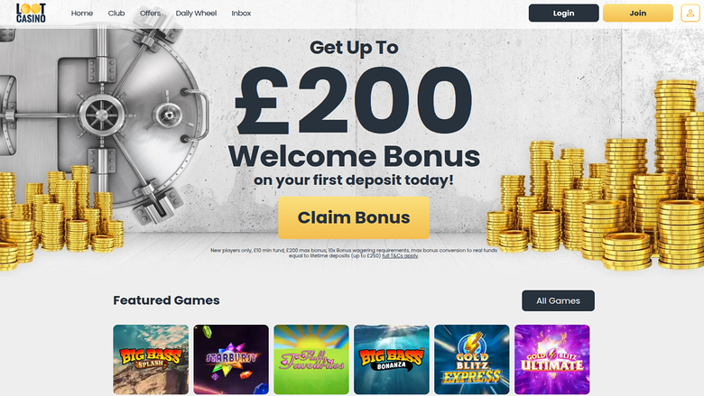 Loot Casino — Homepage