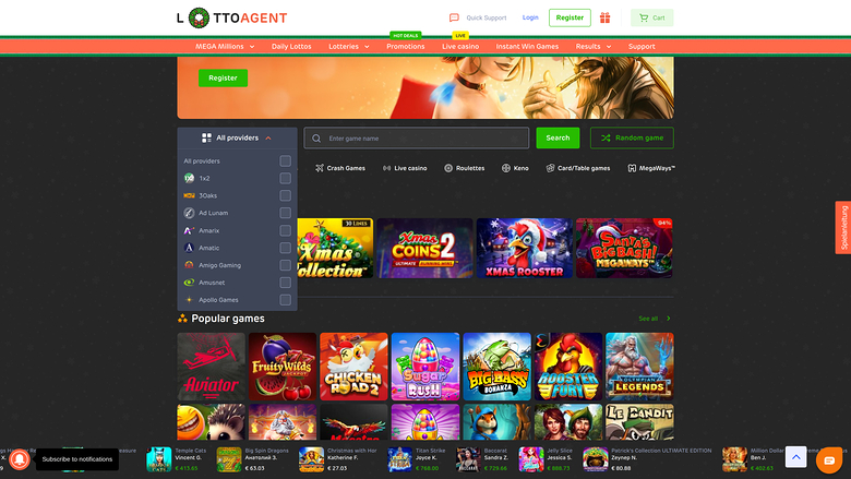 Lotto Agent — Games by studio