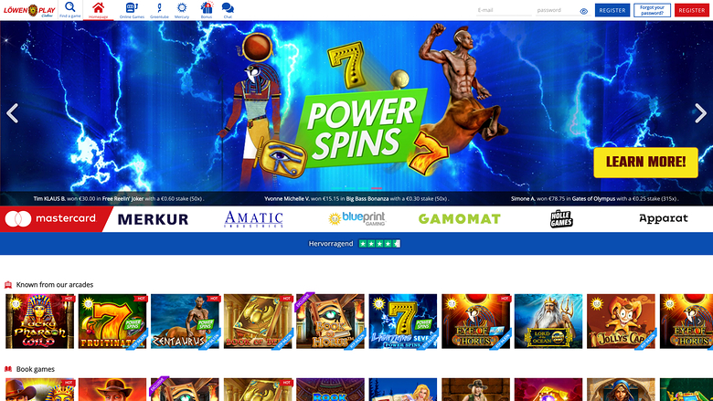 Lowen Play — Homepage