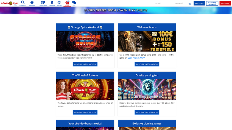 Lowen Play — Promotions page