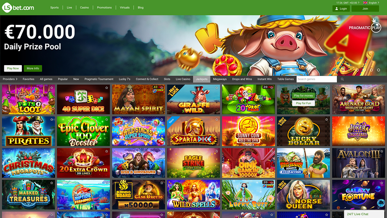 LSbet Casino — Jackpot games