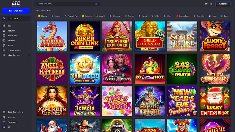 LTC Casino — Games lobby