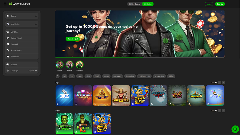 Lucky Blinders Casino — Luckyblindershp