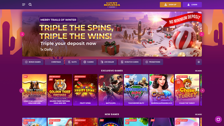 Lucky Bonanza Casino — Homepage