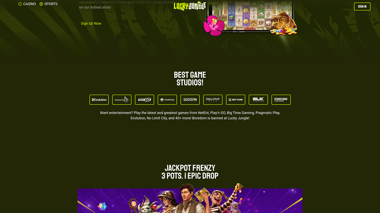 Lucky Jungle — Games by studio