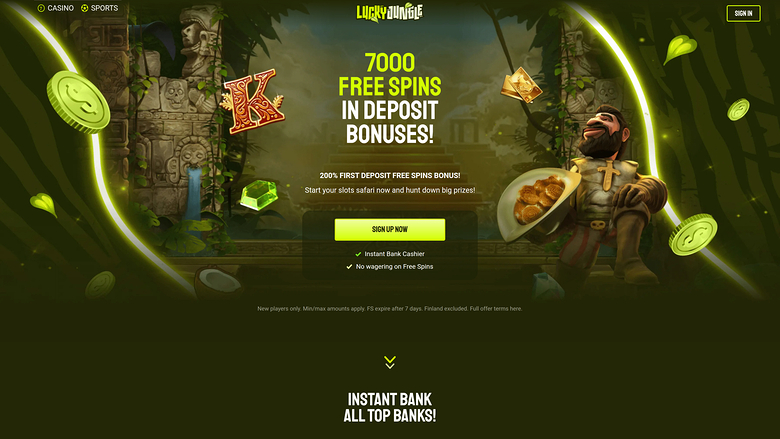 Lucky Jungle — Homepage
