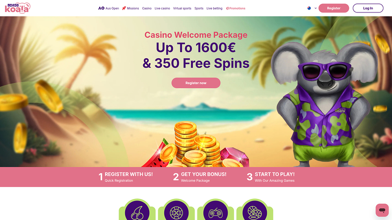 Lucky Koala — Homepage