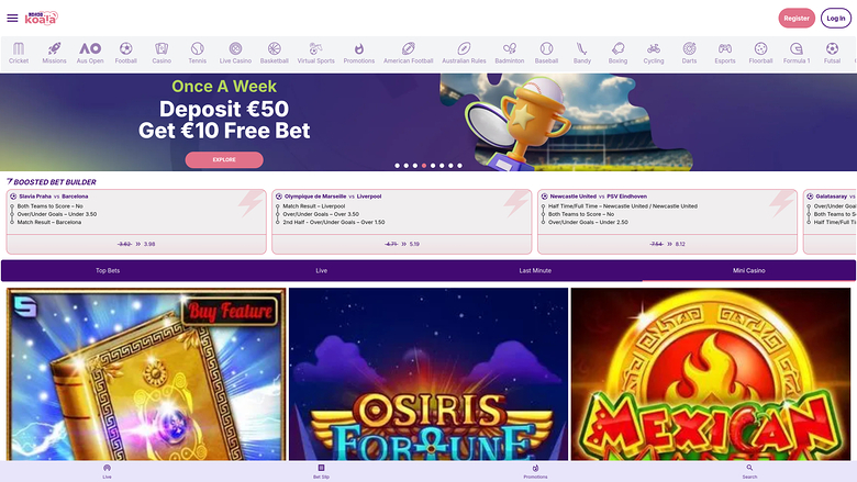 Lucky Koala — Sportsbook