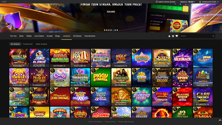 Lucky Nugget Casino — Jackpot games