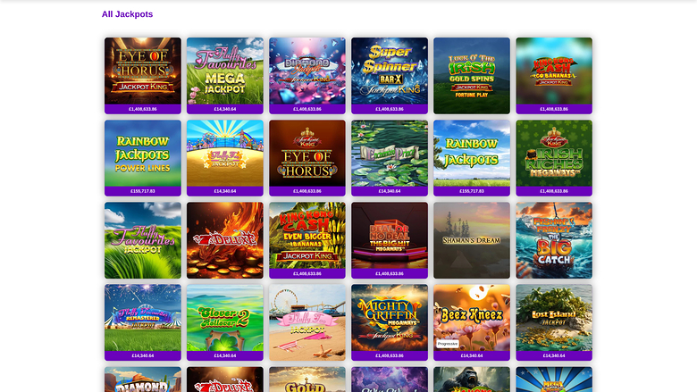 Lucky Pants Bingo — Jackpot games