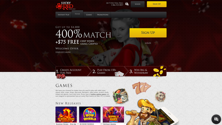 Lucky Red Casino — Homepage