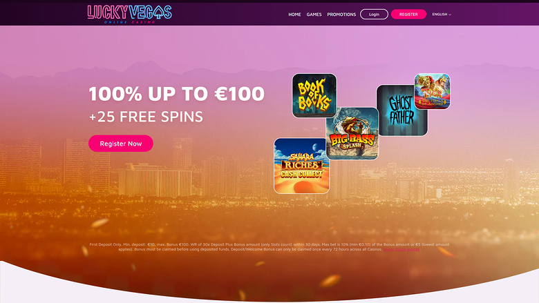 Lucky Vegas Casino — Homepage