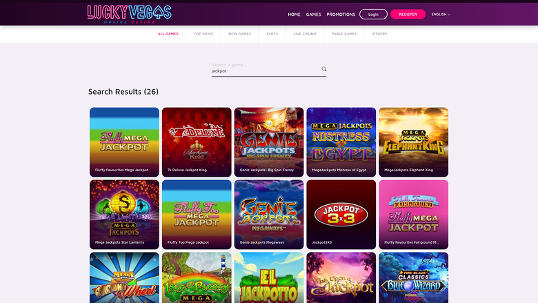 Lucky Vegas Casino — Jackpot games