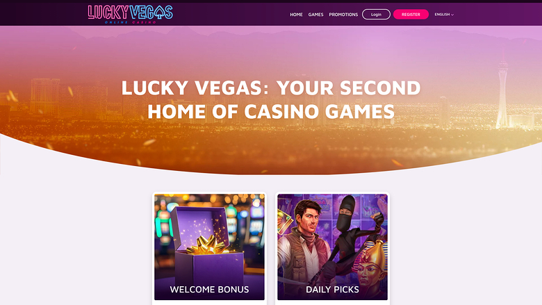Lucky Vegas Casino — Promotions page