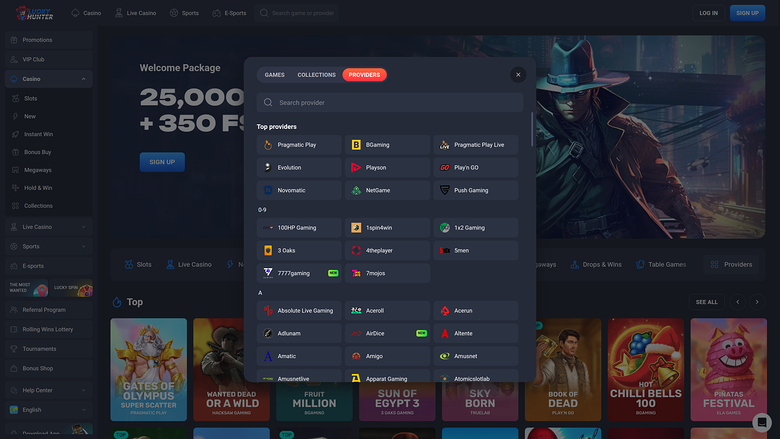 LuckyHunter — Games by studio