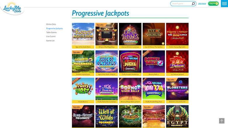 LuckyMe Slots Casino — Jackpot games