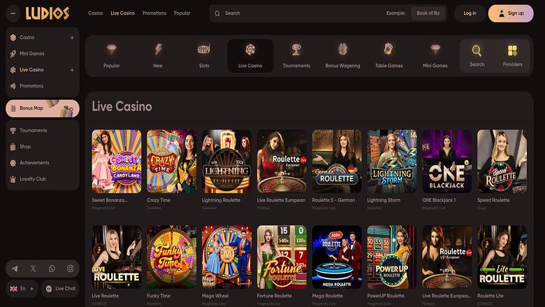 Ludios Casino — Livedealer