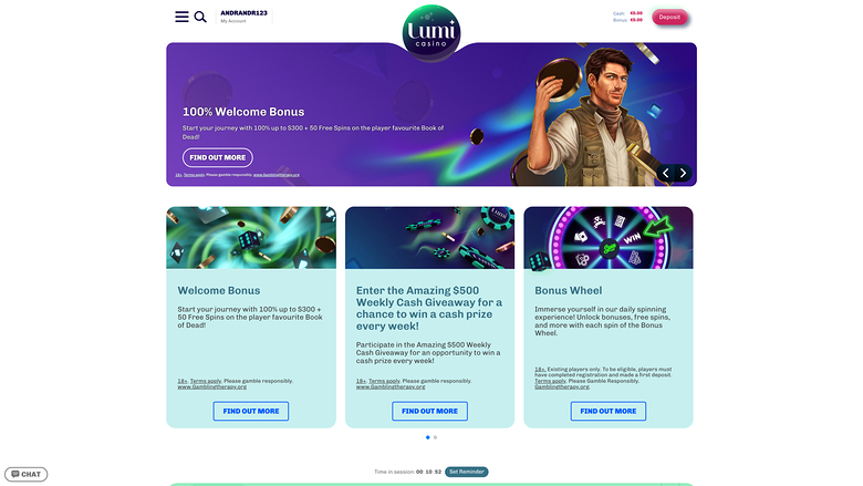 Lumi Casino — Homepage