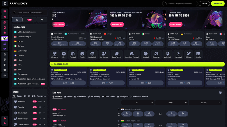 LunuBet — Sportsbook