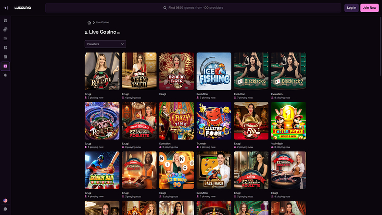 Lussurio Casino — Livedealer