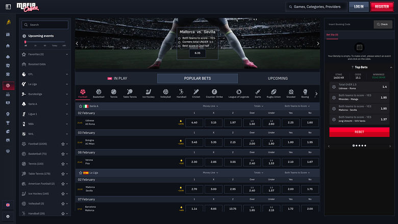 Mafia Casino — Sportsbook