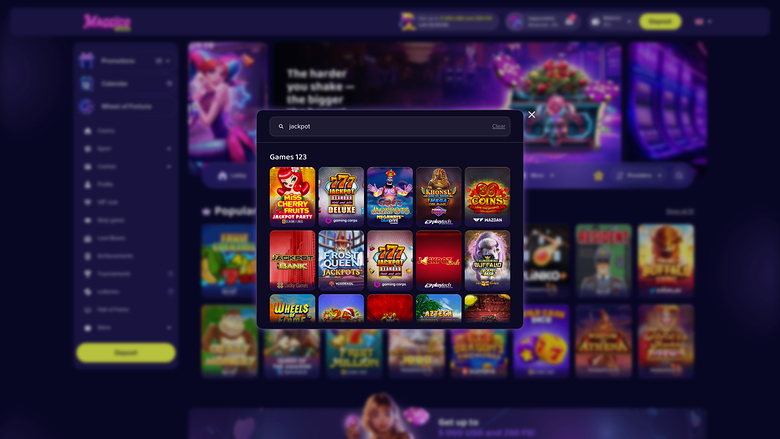 Maggico Casino — Jackpot games