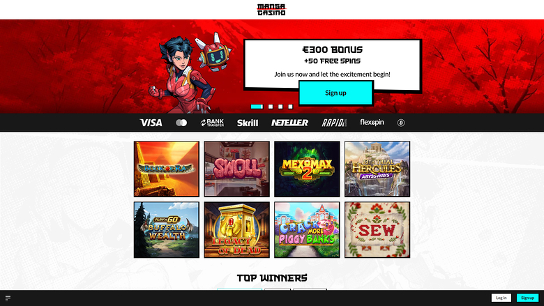 Manga Casino — Homepage