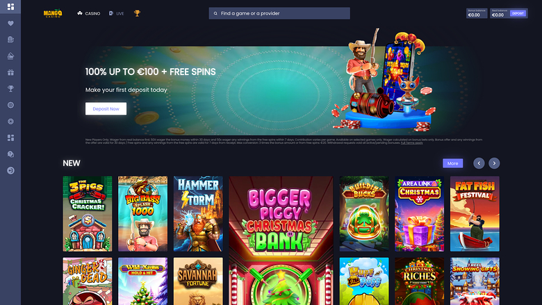 Mango Casino — Homepage