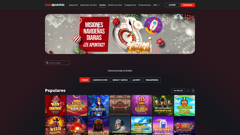 MarcaApuestas — Homepage