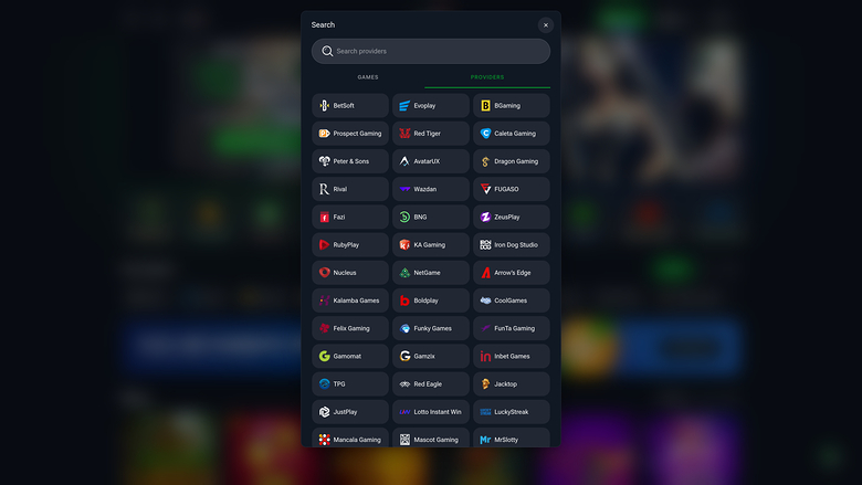 Masterplay Casino — Games by studio