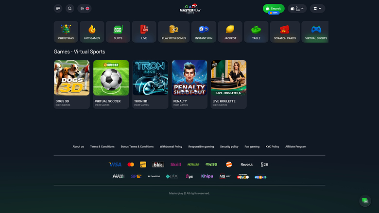 Masterplay Casino — Sportsbook