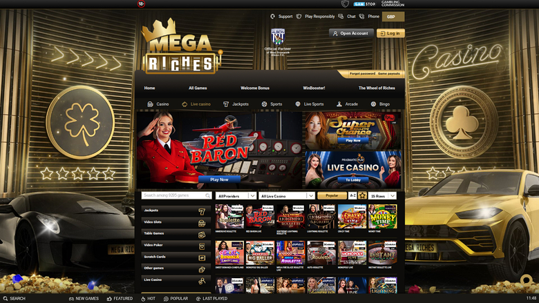 Mega Riches Casino — Livedealer