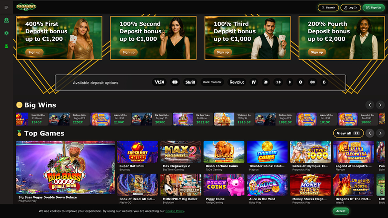 Megawaysvip Casino — Games lobby
