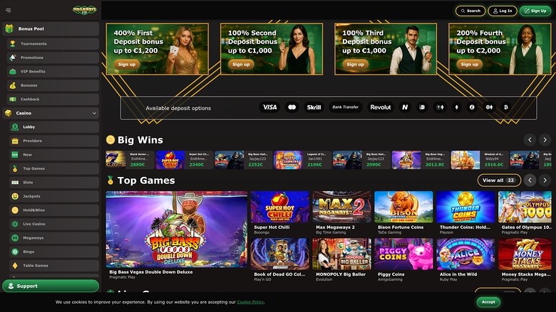 Megawaysvip Casino — Homepage