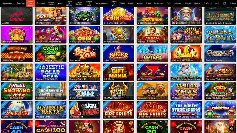 Mexbet — Games lobby