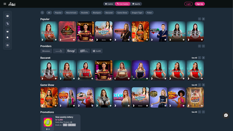 Miki Casino — Livedealer