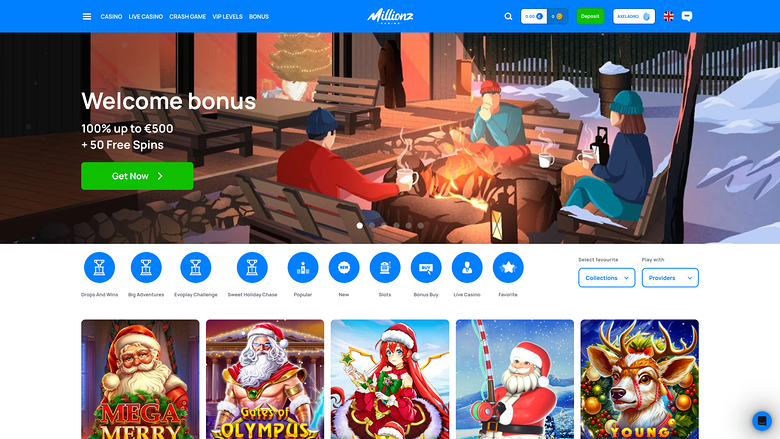 Millionz — Homepage