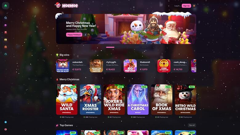 MoeMoe Casino — Homepage