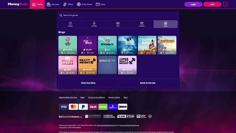Money Reels Casino — Bingo