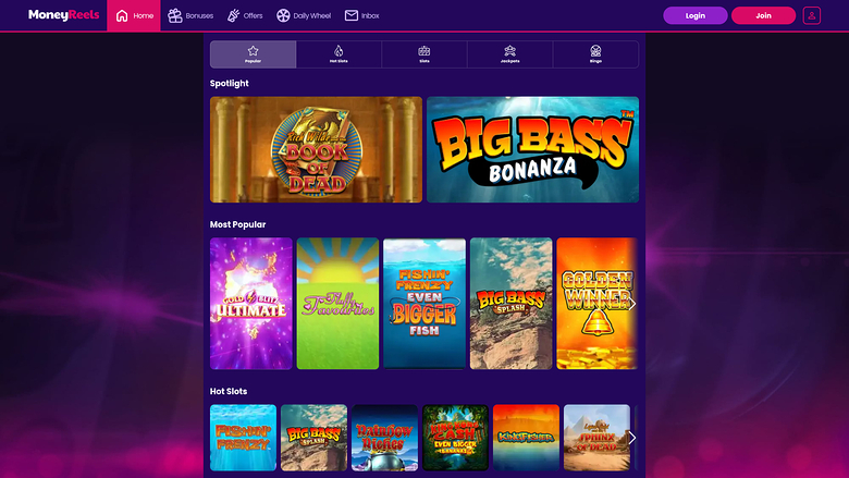 Money Reels Casino — Games lobby