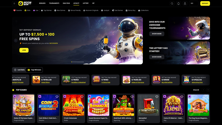Moonwin Casino — Homepage