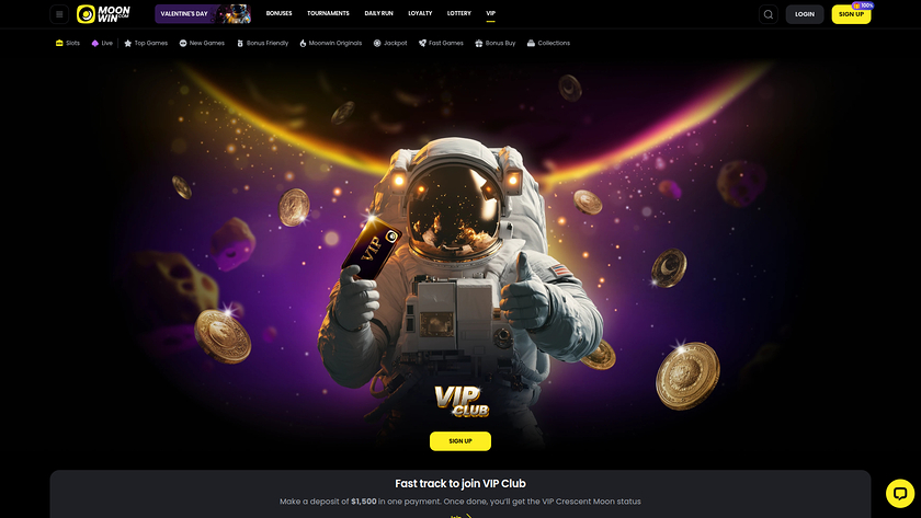 Moonwin Casino — VIP section